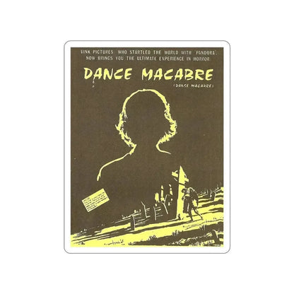 DANCE MACABRE 1986 Movie Poster STICKER Vinyl Die-Cut Decal - The Sticker Space