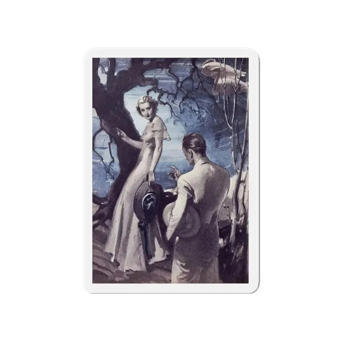 Dancing Daffodil, Redbook, April 1938 (Magazine Illustration) Refrigerator Magnet 4 Inch - The Sticker Space