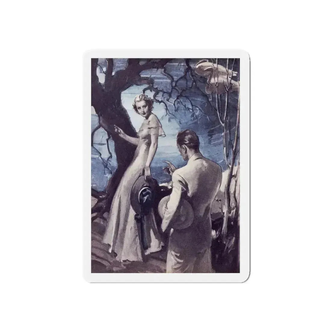 Dancing Daffodil, Redbook, April 1938 (Magazine Illustration) Refrigerator Magnet 5 Inch - The Sticker Space