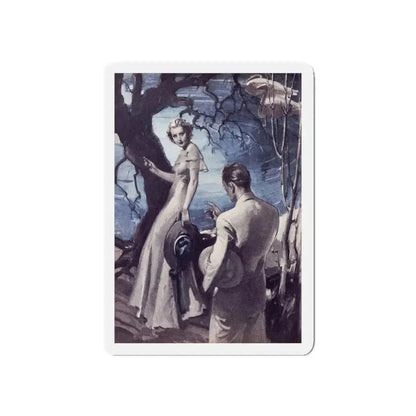 Dancing Daffodil, Redbook, April 1938 (Magazine Illustration) Refrigerator Magnet 5 Inch - The Sticker Space