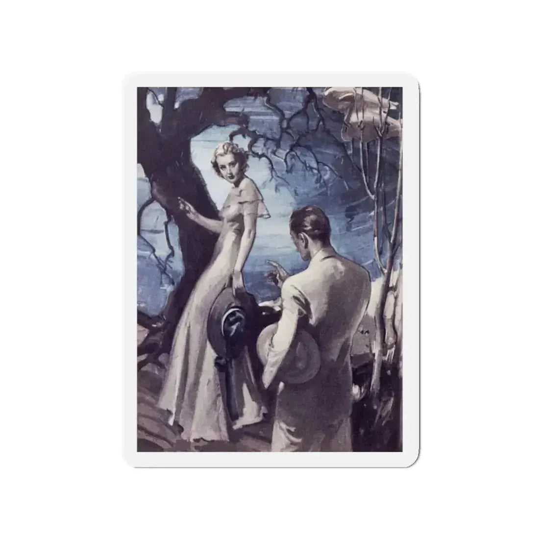 Dancing Daffodil, Redbook, April 1938 (Magazine Illustration) Refrigerator Magnet - The Sticker Space