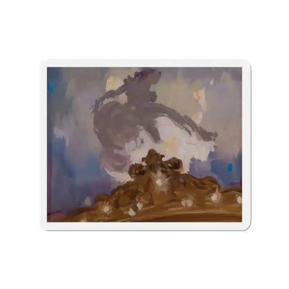 Dancing girl in the footlights, from the collection of David A. Constable (ca. 1930s) (Magazine Illustration) Refrigerator Magnet - The Sticker Space