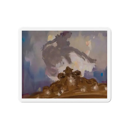 Dancing girl in the footlights, from the collection of David A. Constable (ca. 1930s) (Magazine Illustration) Refrigerator Magnet - The Sticker Space