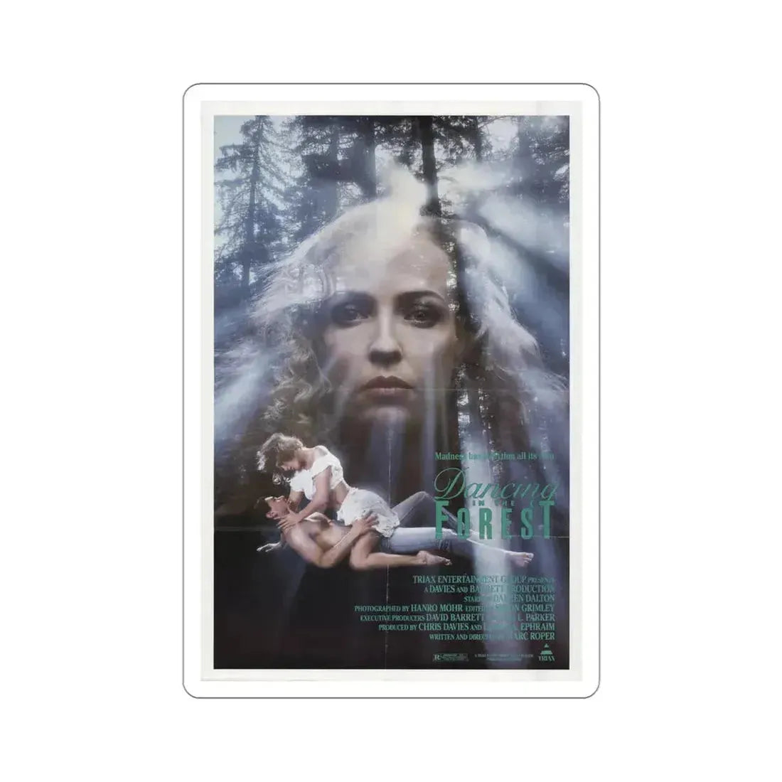 Dancing in the Forest 1989 Movie Poster STICKER Vinyl Die-Cut Decal 4 Inch - The Sticker Space