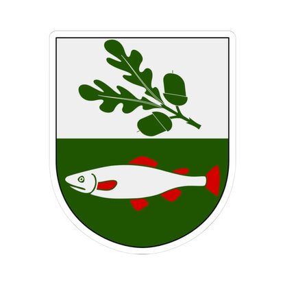 Danderyd köping vapen (Sweden) (Coat of Arms) STICKER Vinyl Kiss-Cut Decal 3 Inch White - The Sticker Space