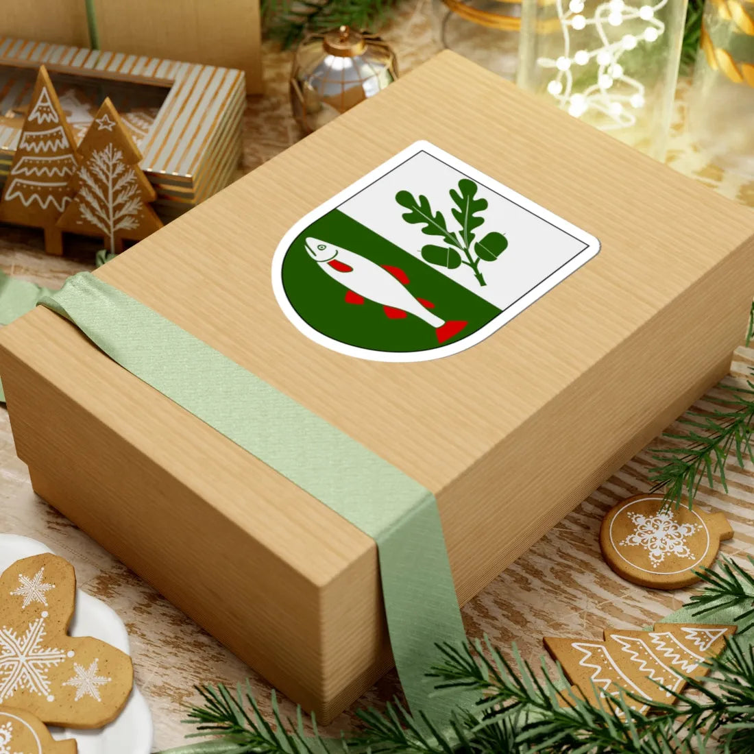 Danderyd köping vapen (Sweden) (Coat of Arms) STICKER Vinyl Kiss-Cut Decal - The Sticker Space