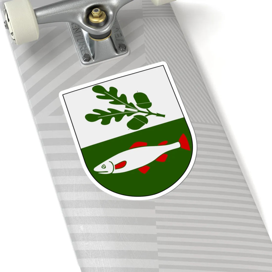 Danderyd köping vapen (Sweden) (Coat of Arms) STICKER Vinyl Kiss-Cut Decal - The Sticker Space