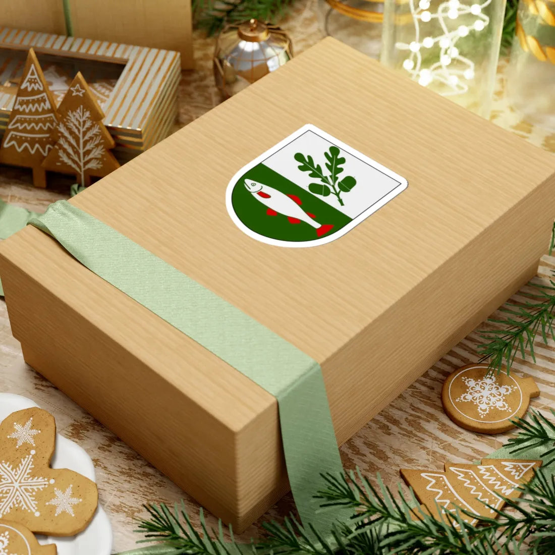 Danderyd köping vapen (Sweden) (Coat of Arms) STICKER Vinyl Kiss-Cut Decal - The Sticker Space