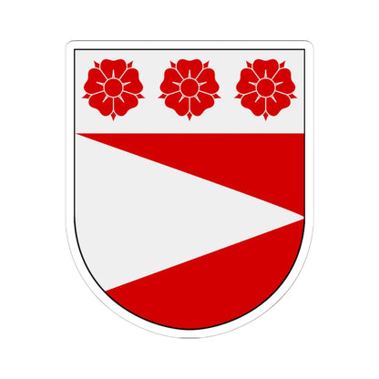 Danderyd vapen (Sweden) (Coat of Arms) STICKER Vinyl Kiss-Cut Decal 6 Inch White - The Sticker Space