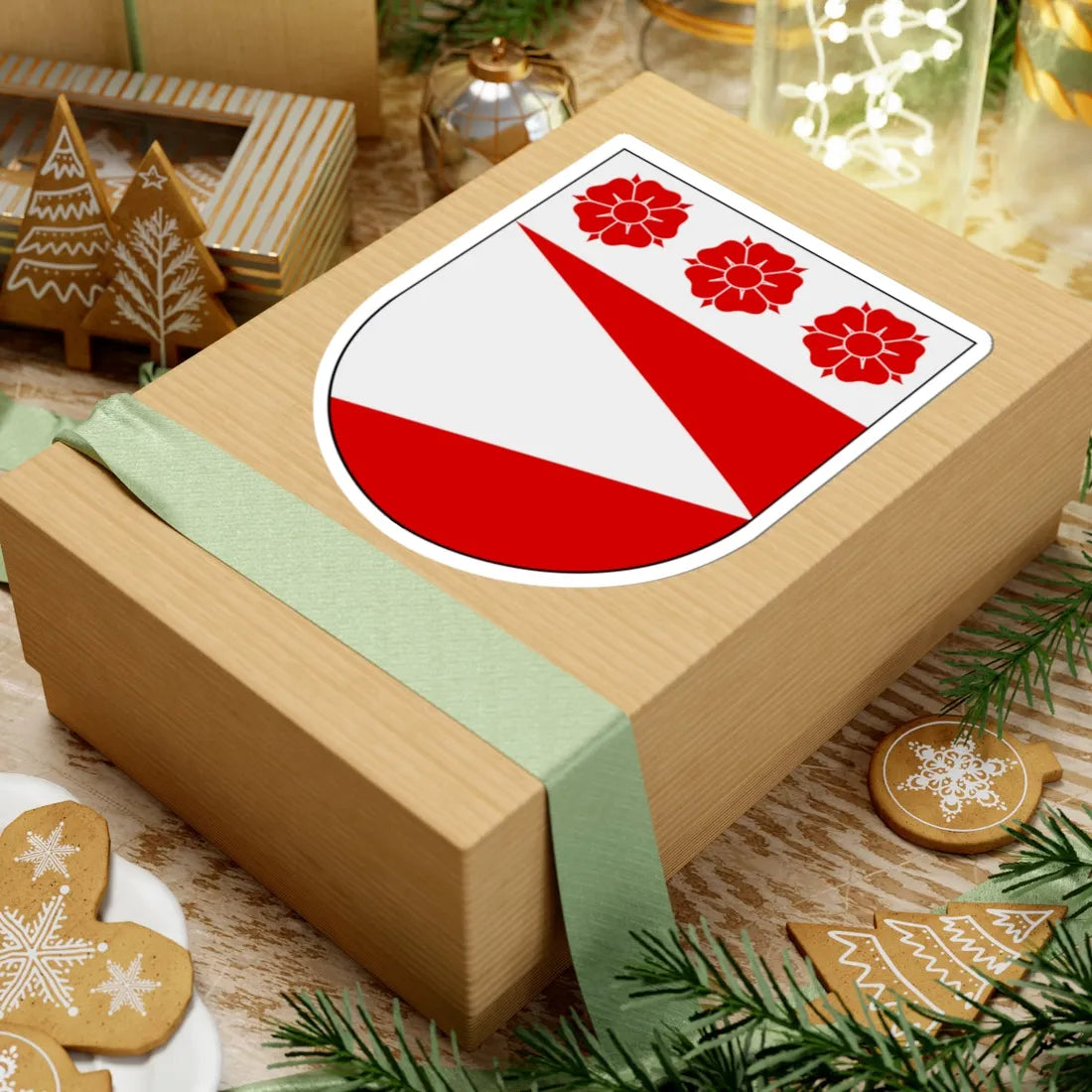 Danderyd vapen (Sweden) (Coat of Arms) STICKER Vinyl Kiss-Cut Decal - The Sticker Space