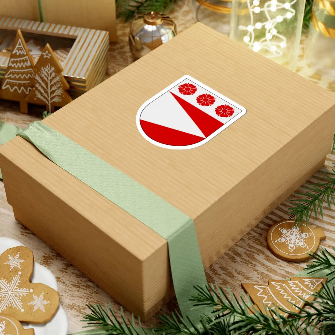 Danderyd vapen (Sweden) (Coat of Arms) STICKER Vinyl Kiss-Cut Decal - The Sticker Space