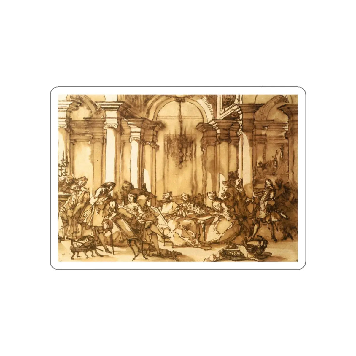 SKU:19625486179326321454 Sticker types:White Shape:Die-Cut Sizes:3" × 3"