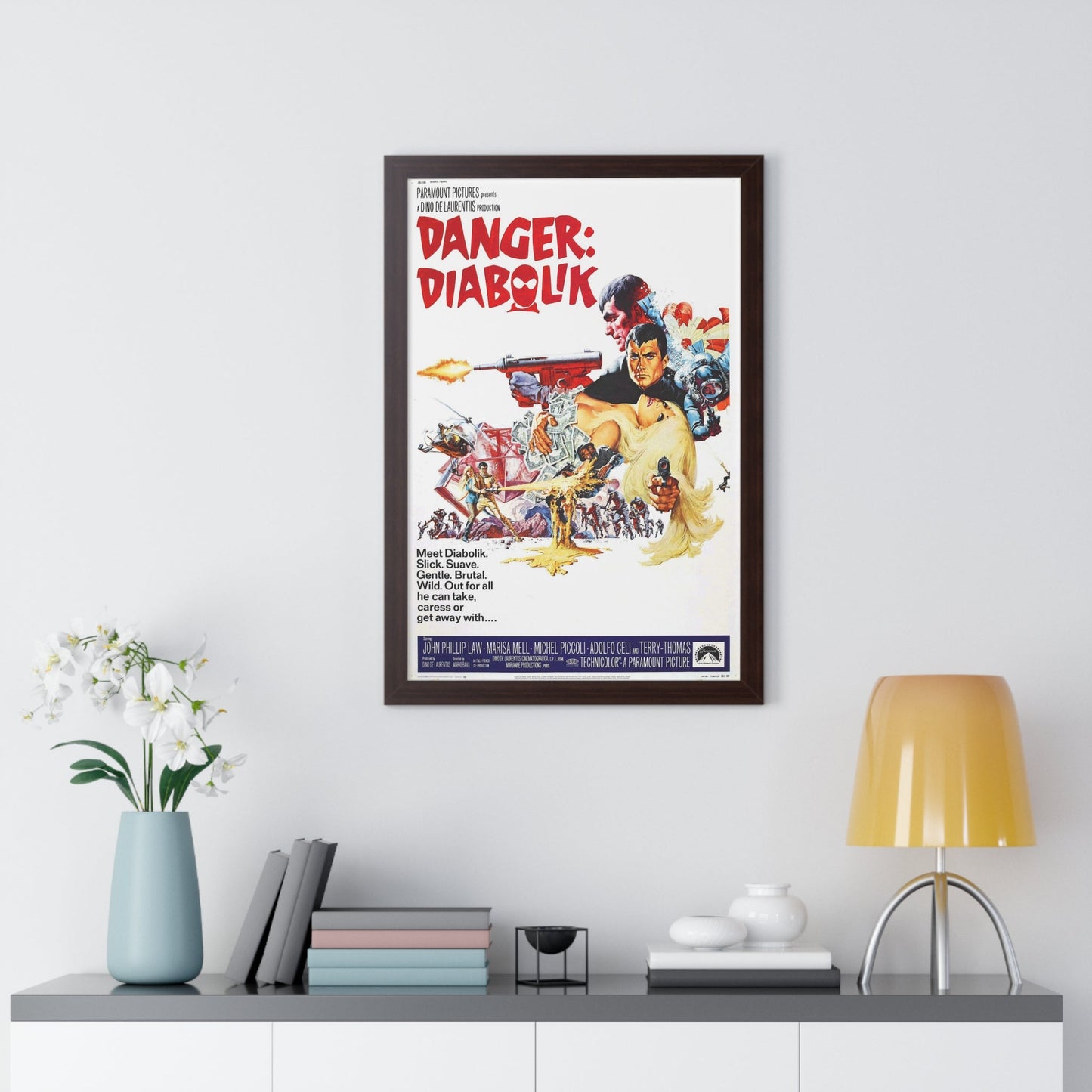 DANGER DIABOLIK 1968 - Framed Movie Poster-The Sticker Space