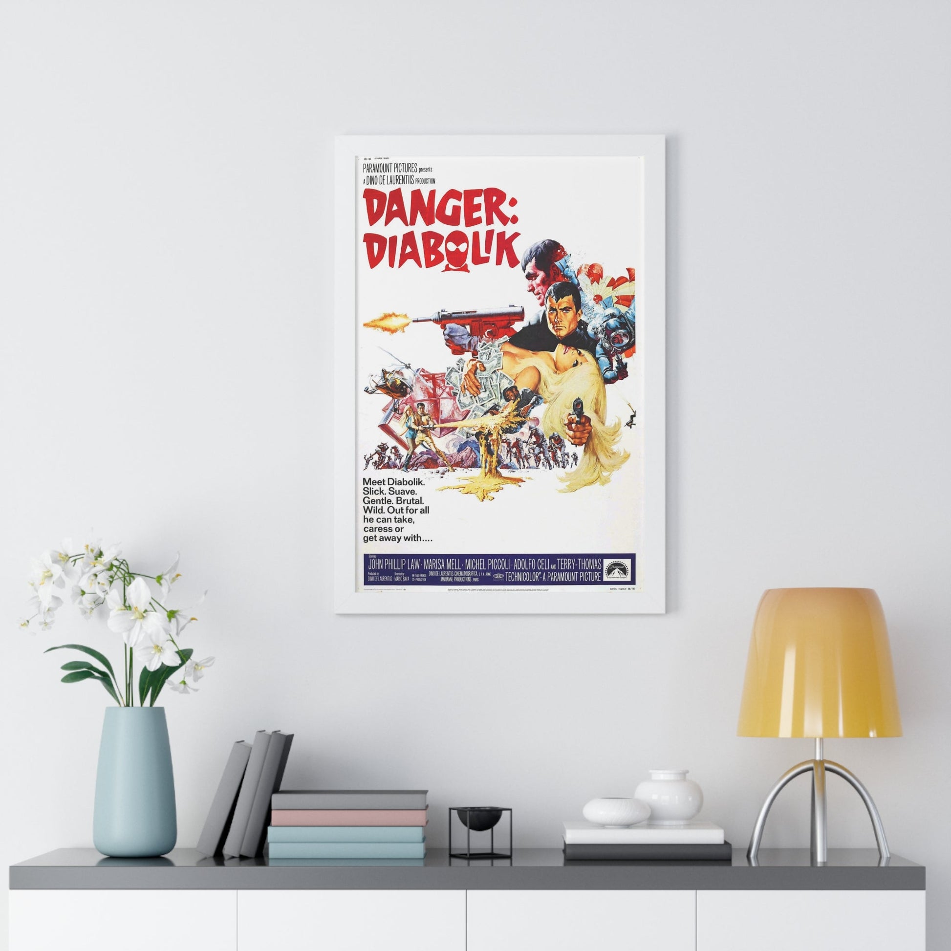 DANGER DIABOLIK 1968 - Framed Movie Poster-The Sticker Space