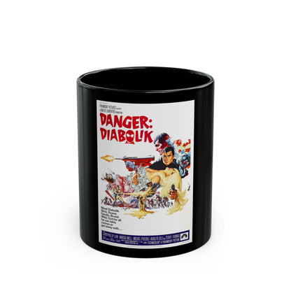 DANGER DIABOLIK 1968 Movie Poster - Black Coffee Mug-11oz-The Sticker Space