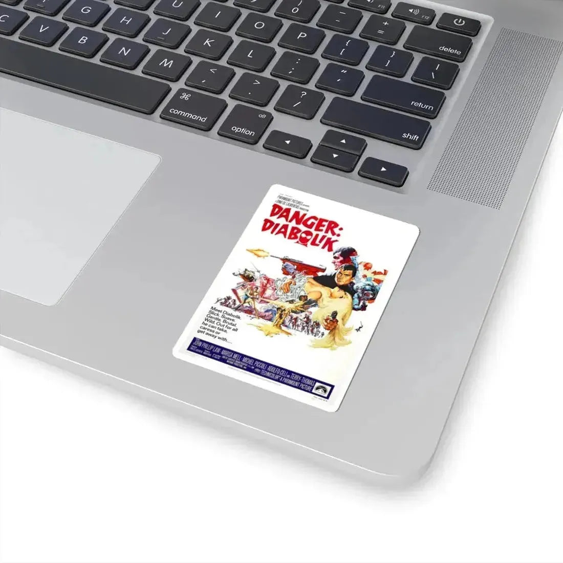 DANGER DIABOLIK 1968 Movie Poster - STICKER Vinyl Kiss-Cut Decal - The Sticker Space