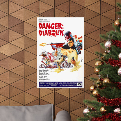 DANGER DIABOLIK 1968 - Paper Movie Poster-The Sticker Space