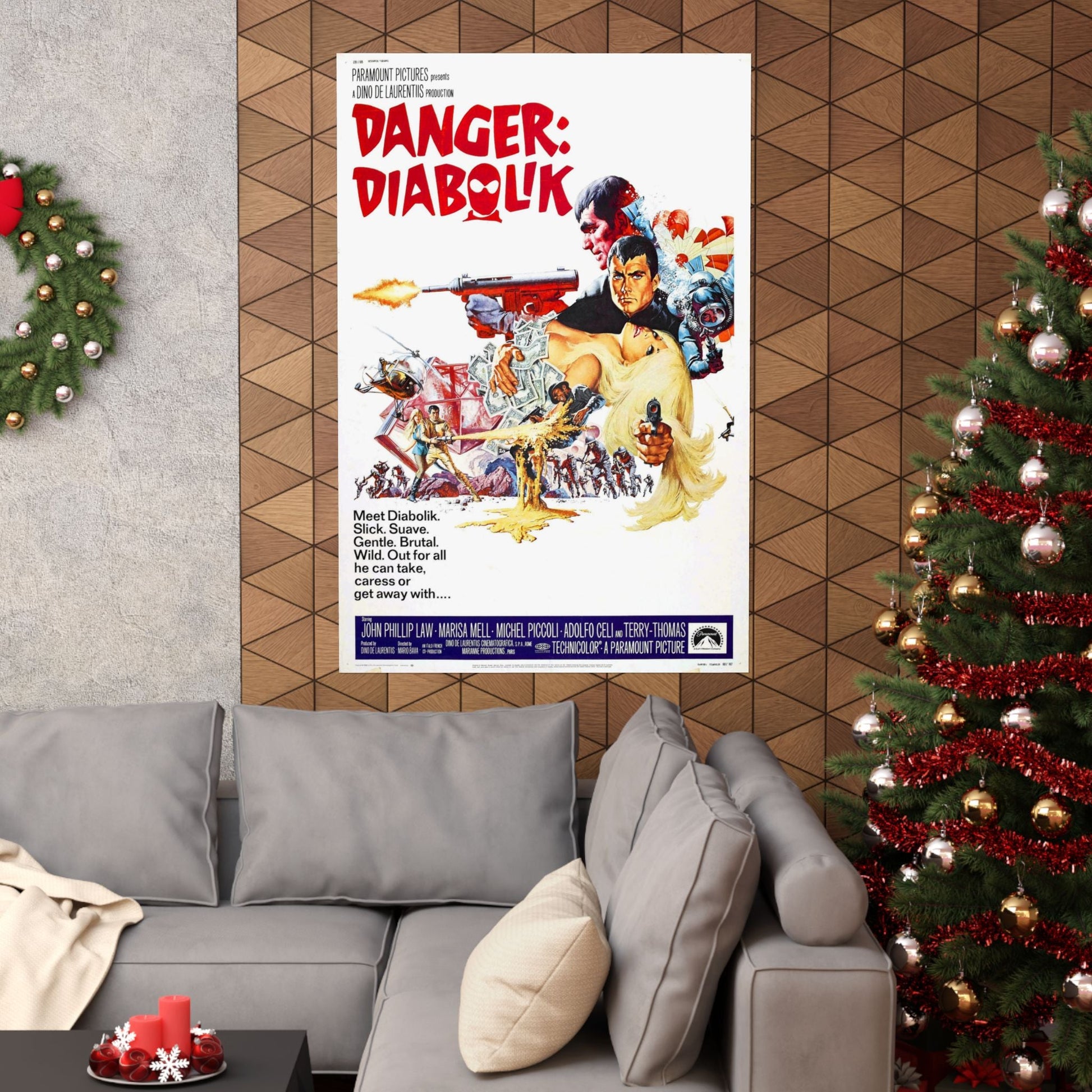 DANGER DIABOLIK 1968 - Paper Movie Poster-The Sticker Space