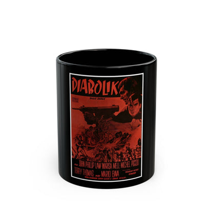 DANGER DIABOLIK (2) 1968 Movie Poster - Black Coffee Mug-11oz-The Sticker Space