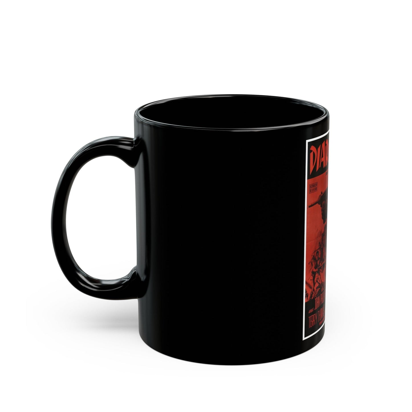 DANGER DIABOLIK (2) 1968 Movie Poster - Black Coffee Mug-The Sticker Space