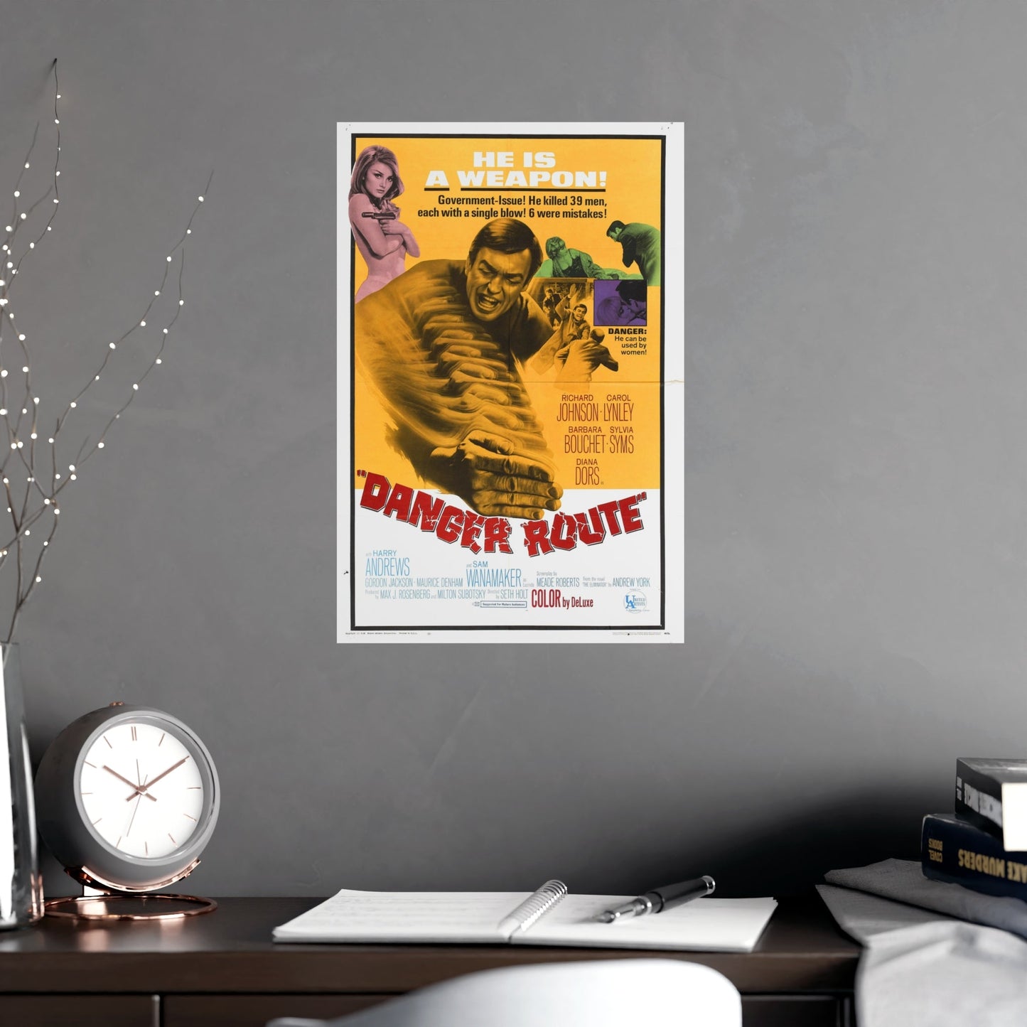 DANGER ROUTE 1967 - Paper Movie Poster-The Sticker Space
