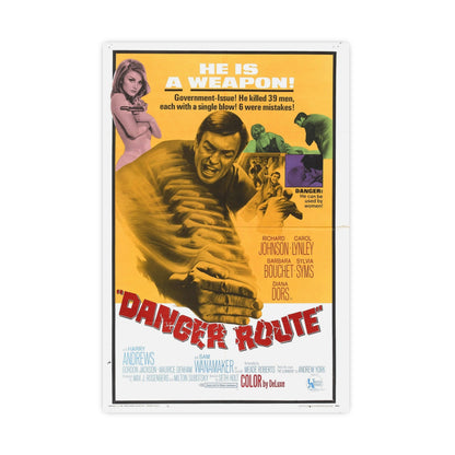 DANGER ROUTE 1967 - Paper Movie Poster-16″ x 24″ (Vertical)-The Sticker Space