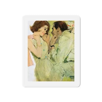 Danger Wife At Work! by Mary James, Woman's Own magazine, 1963 (Magazine Illustration) Refrigerator Magnet - The Sticker Space