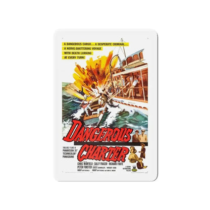 DANGEROUS CHARTER 1962 Movie Poster - Refrigerator Magnet - The Sticker Space