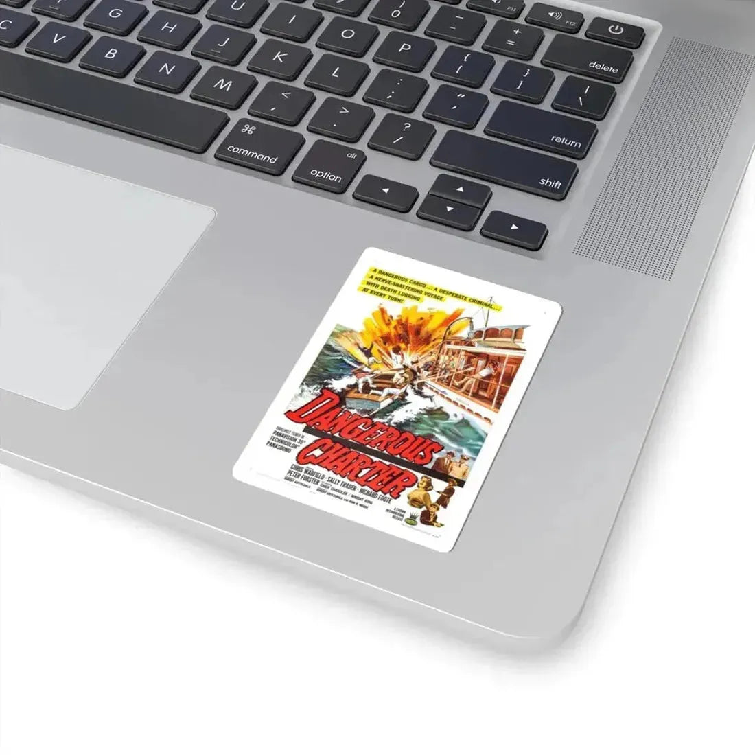 DANGEROUS CHARTER 1962 Movie Poster - STICKER Vinyl Kiss-Cut Decal - The Sticker Space