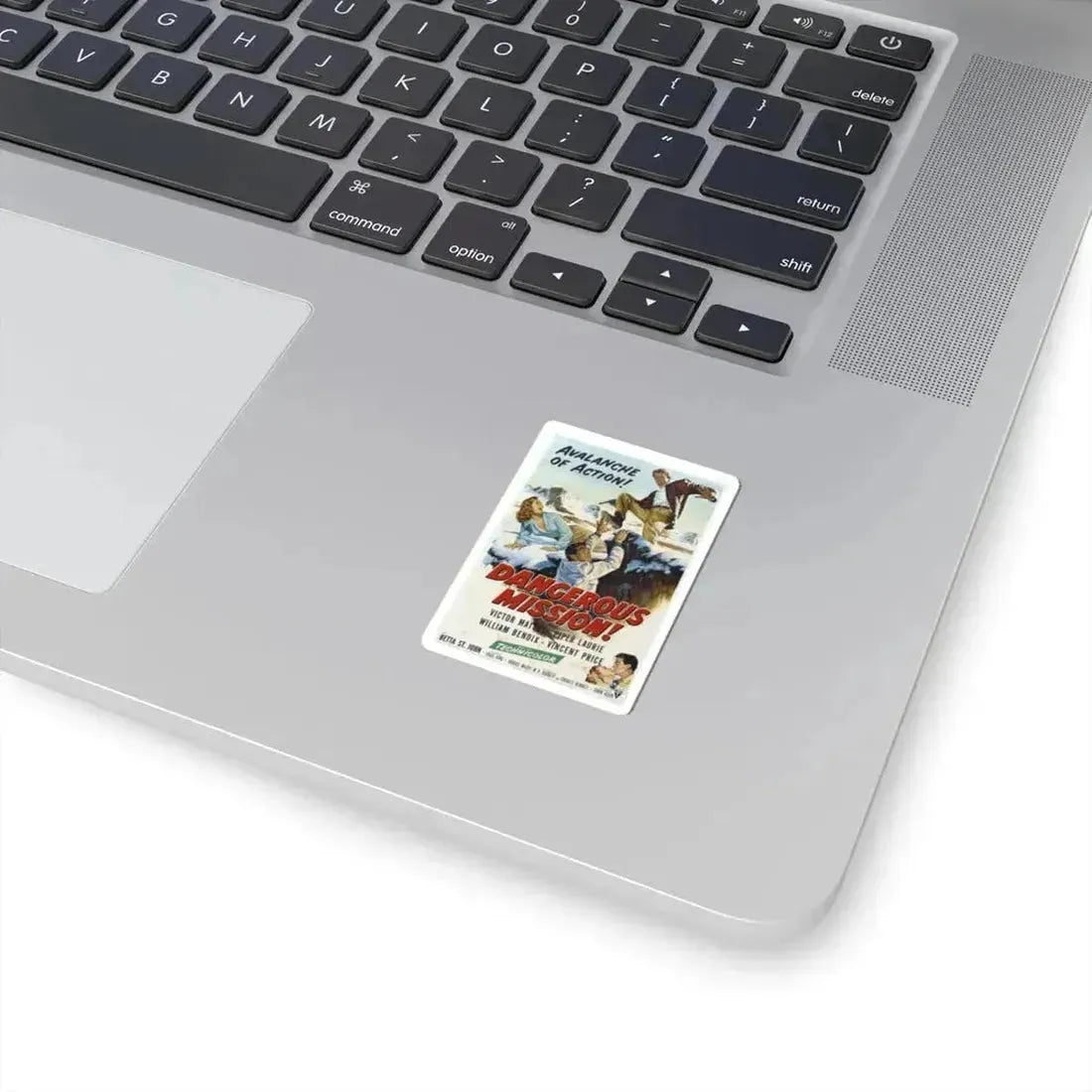 Dangerous Mission 1954 Movie Poster - STICKER Vinyl Kiss-Cut Decal - The Sticker Space