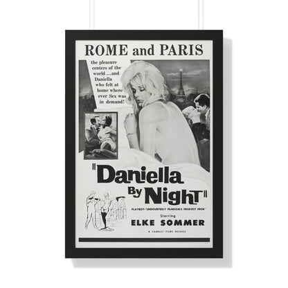 DANIELLA BY NIGHT 1961 - Framed Movie Poster-20" x 30"-The Sticker Space