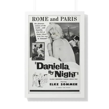 DANIELLA BY NIGHT 1961 - Framed Movie Poster - The Sticker Space