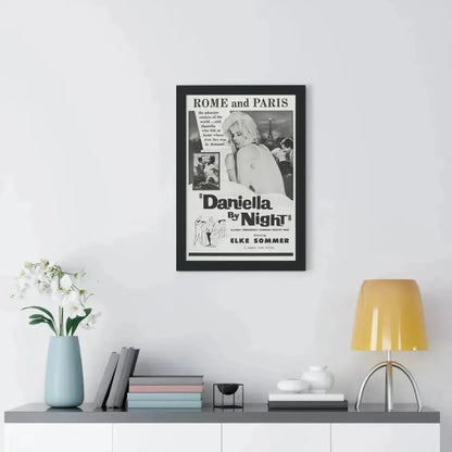 DANIELLA BY NIGHT 1961 - Framed Movie Poster - The Sticker Space