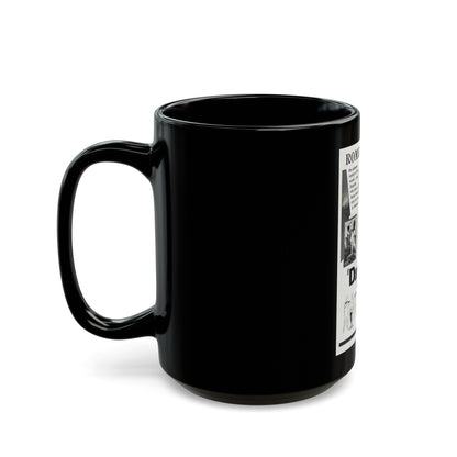 DANIELLA BY NIGHT 1961 Movie Poster - Black Coffee Mug-The Sticker Space