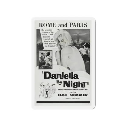 DANIELLA BY NIGHT 1961 Movie Poster - Refrigerator Magnet 3 Inch - The Sticker Space
