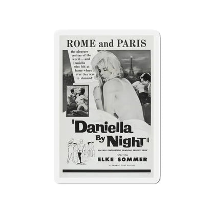 DANIELLA BY NIGHT 1961 Movie Poster - Refrigerator Magnet 4 Inch - The Sticker Space