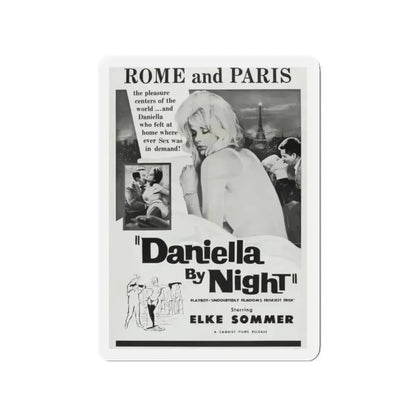 DANIELLA BY NIGHT 1961 Movie Poster - Refrigerator Magnet - The Sticker Space