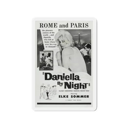 DANIELLA BY NIGHT 1961 Movie Poster - Refrigerator Magnet - The Sticker Space