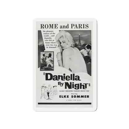 DANIELLA BY NIGHT 1961 Movie Poster - Refrigerator Magnet - The Sticker Space