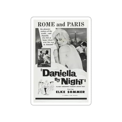 DANIELLA BY NIGHT 1961 Movie Poster STICKER Vinyl Die-Cut Decal - The Sticker Space