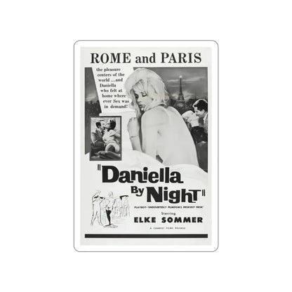 DANIELLA BY NIGHT 1961 Movie Poster STICKER Vinyl Die-Cut Decal - The Sticker Space