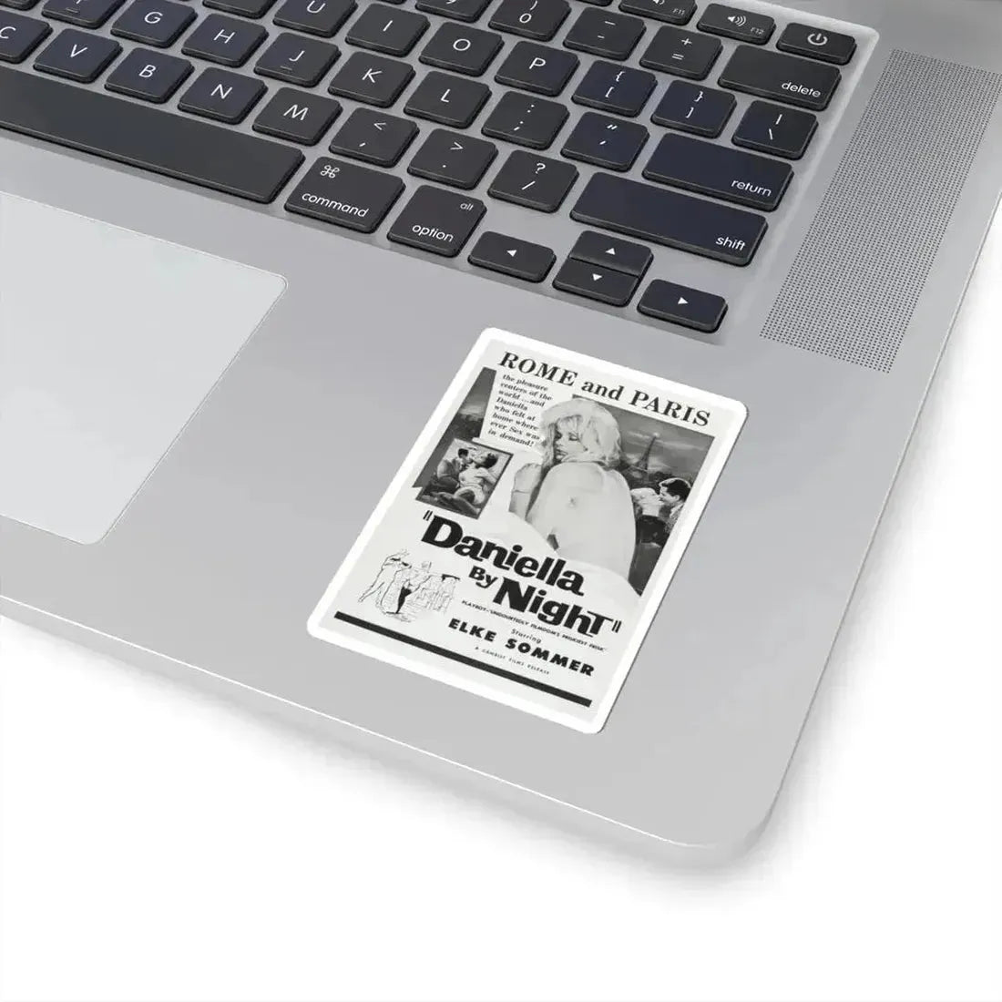 DANIELLA BY NIGHT 1961 Movie Poster - STICKER Vinyl Kiss-Cut Decal - The Sticker Space