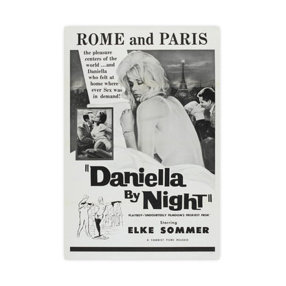 DANIELLA BY NIGHT 1961 - Paper Movie Poster-20″ x 30″ (Vertical)-The Sticker Space
