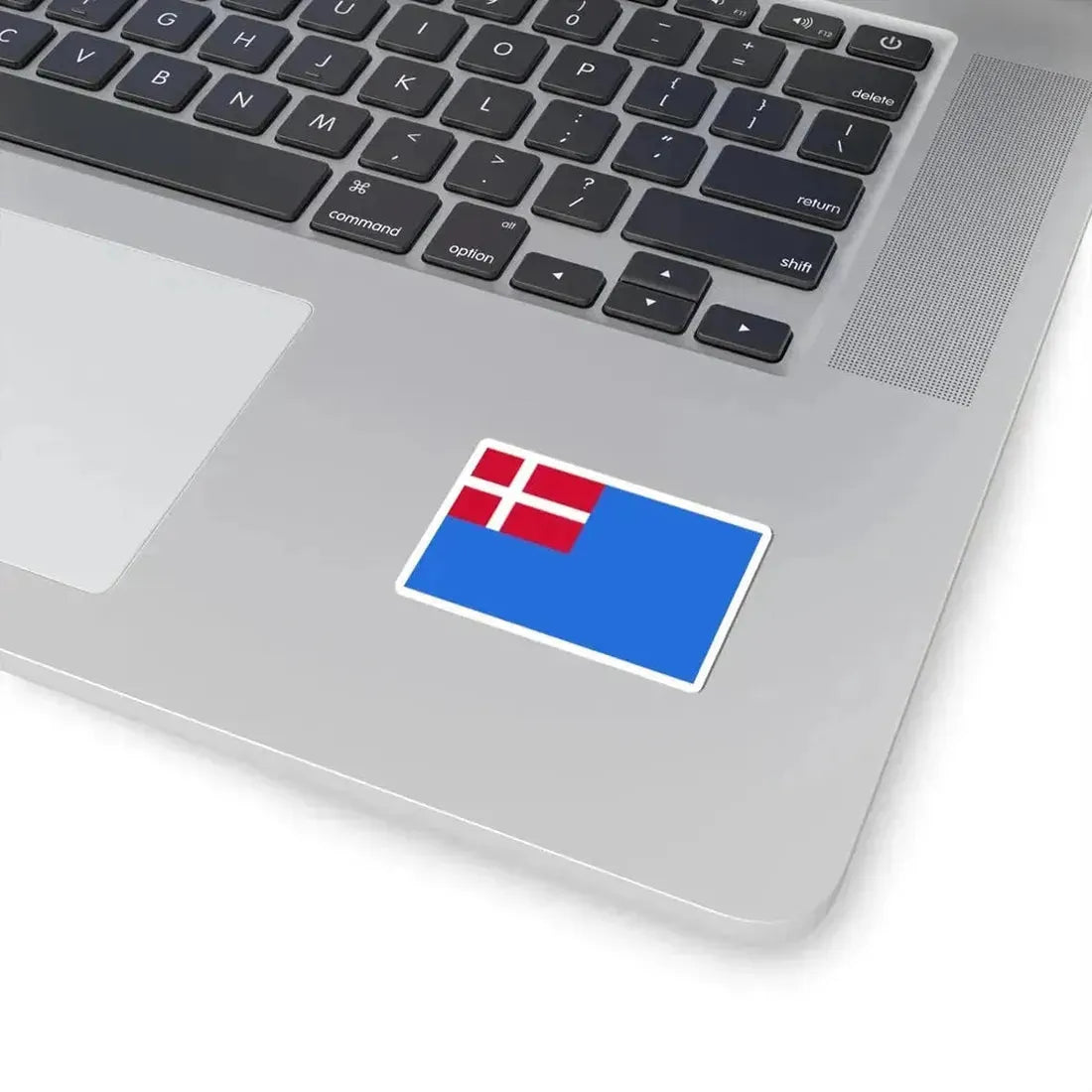 Danish blue ensign (Denmark) STICKER Vinyl Kiss-Cut Decal - The Sticker Space