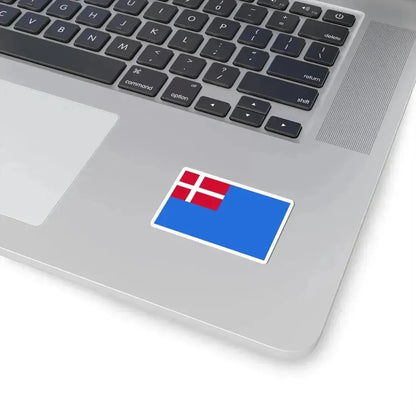 Danish blue ensign (Denmark) STICKER Vinyl Kiss-Cut Decal - The Sticker Space