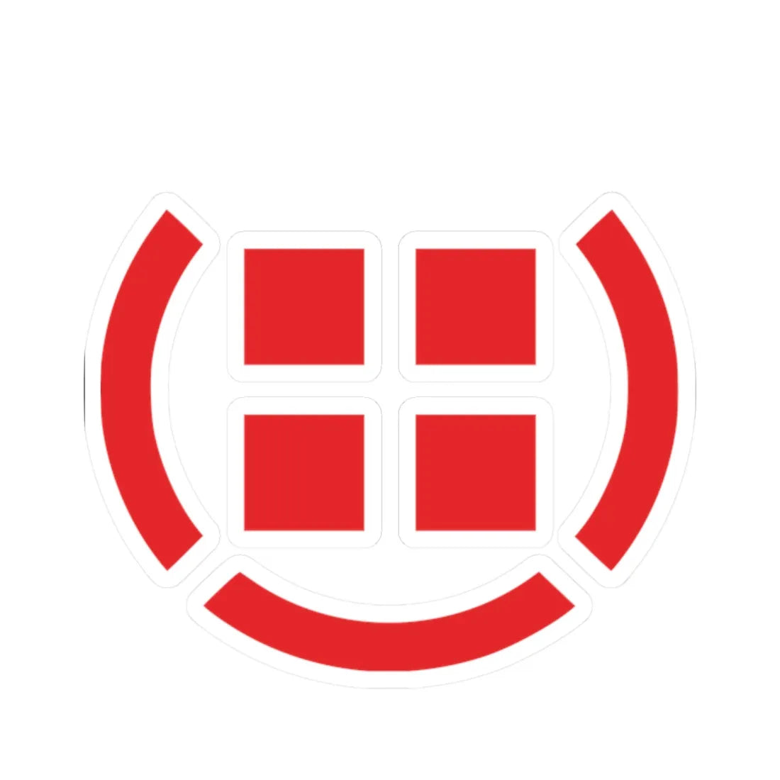 Danish Defence logo w-out crown (Denmark) (Coat of Arms) STICKER Vinyl Kiss-Cut Decal - The Sticker Space