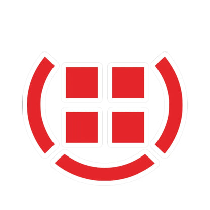 Danish Defence logo w-out crown (Denmark) (Coat of Arms) STICKER Vinyl Kiss-Cut Decal - The Sticker Space