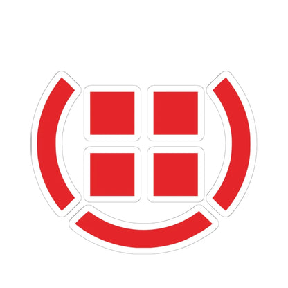 Danish Defence logo w-out crown (Denmark) (Coat of Arms) STICKER Vinyl Kiss-Cut Decal - The Sticker Space