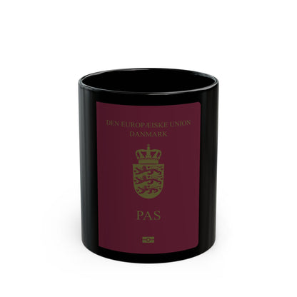 Danish Passport - Black Coffee Mug