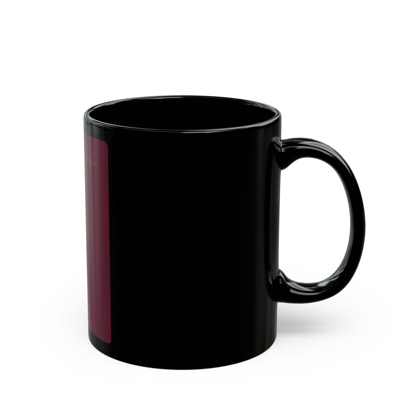 Danish Passport - Black Coffee Mug